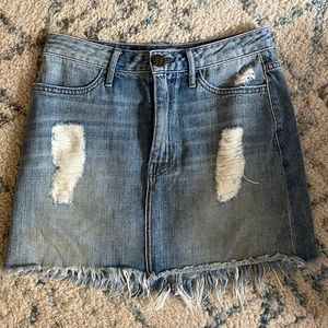 Show Me Your Mumu Jean Skirt